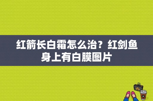 红箭长白霜怎么治？红剑鱼身上有白膜图片-图1